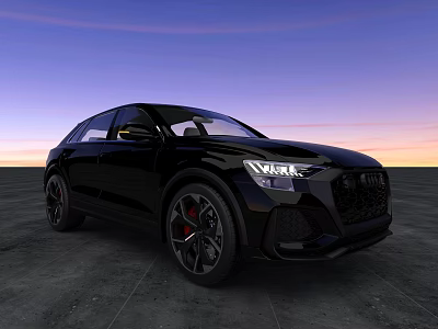 Audi Q8RS car SUV off-road vehicle 3d model