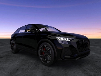 Audi Q8RS car SUV off-road vehicle 3d model