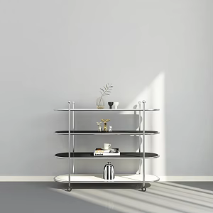 Modern Storage Rack 3d model