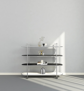 Modern Storage Rack 3d model