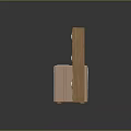 Modern Home Audio System With Wooden Speakers And Compact Control Unit