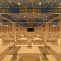 Religious Faith Reflected In Ornate Ceiling And Sacred Memorial Halls