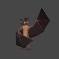 Two Bat Like Game And Movie Characters With Brown And Grey Fur And Large Wings