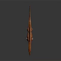 Red Brown Dinosaur Model With Spiked Sail And Detailed Texture On Dark Background