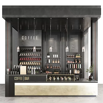 Modern Cafe 3d model