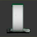 Stylish Green Dial White Strap Fashion Watch with Modern Design for Daily Wear