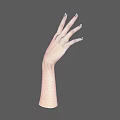 Human Hands And Arms With Open Palms Fingers Spread In Upward Position