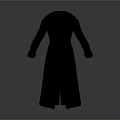 Stylish Black Long Coat Ideal for Cold Weather and Daily Wear