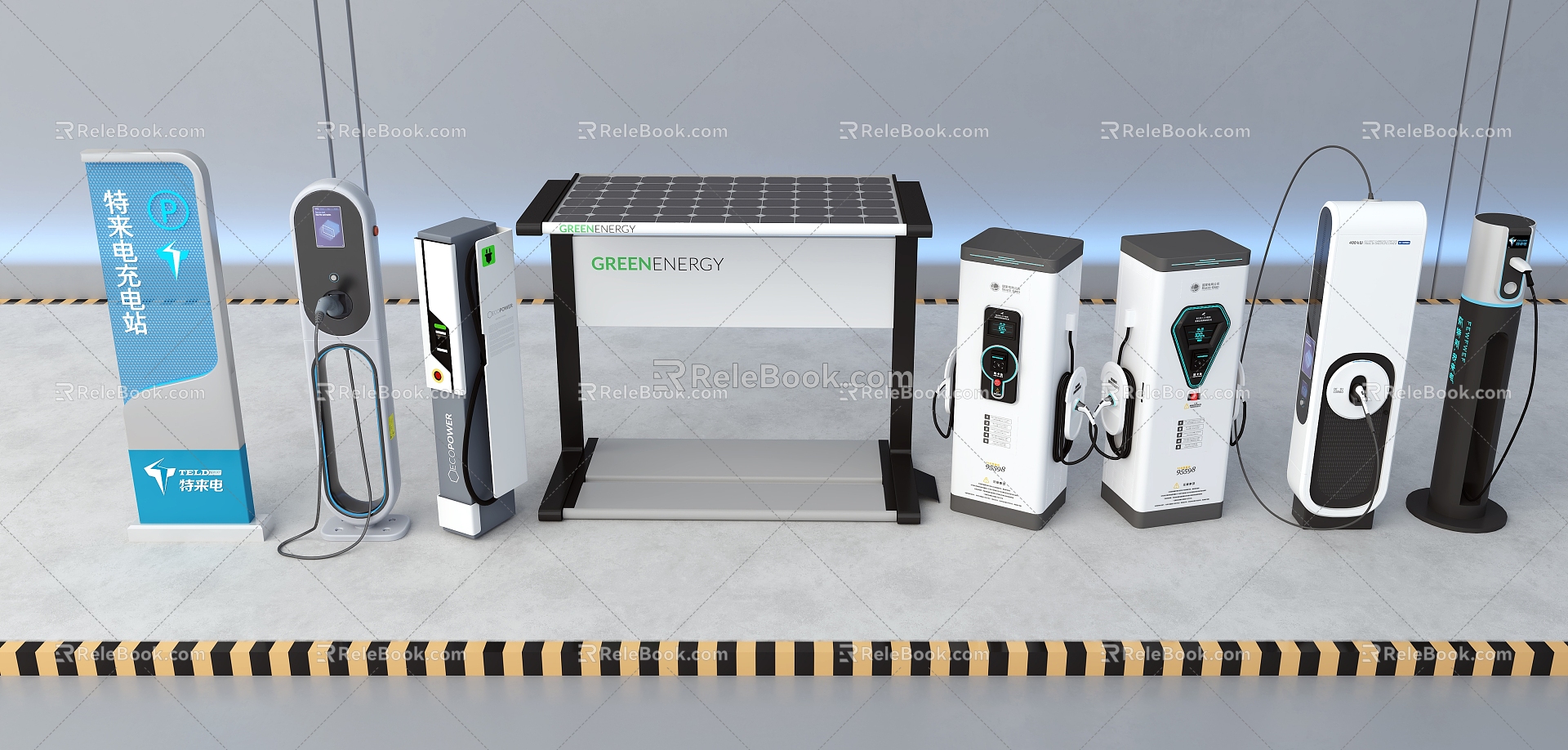 Charging station charging pile new energy vehicle charging model