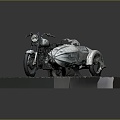 Industrial Style Motorcycle Postman Motorcycle Three-wheeled Motorcycle Classic Motorcycle Retro Motorcycle Classic Motorcycle 3d model