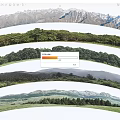 Natural Scenic Wall Backdrop Featuring Snowy Mountains Green Forests and Lush Grasslands