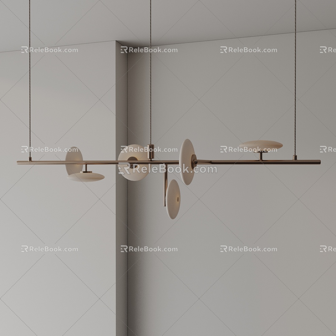 Modern chandelier 3d model