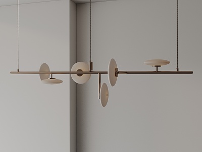 Modern chandelier 3d model