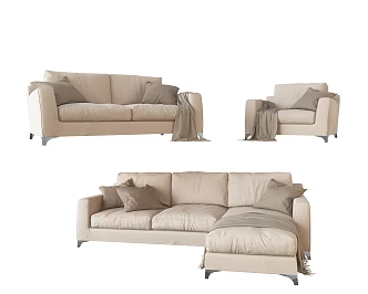 Modern Combination Sofa 3d model