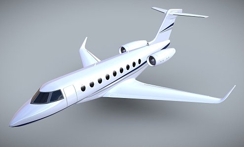 Gulfstream G280 Private Jet 3d model