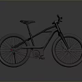 Modern Black Electric Bicycle Featuring Sleek Design And Wide Tires