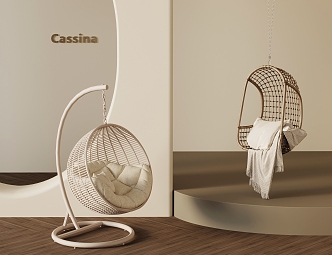 Modern Swing Chair Hanging Chair 3d model