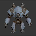 Modern Robot Mech Warrior Mech Soldier Machine Battlearm Mechanical Battlearm 3d model