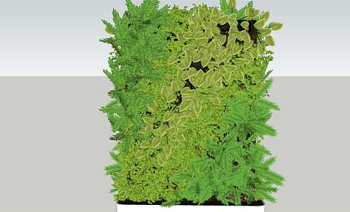 Modern Plant Wall Plant Decorative Wall 3d model