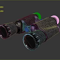 Professional Binoculars For Astronomy Stargazing And Cosmic Space Observation Activities