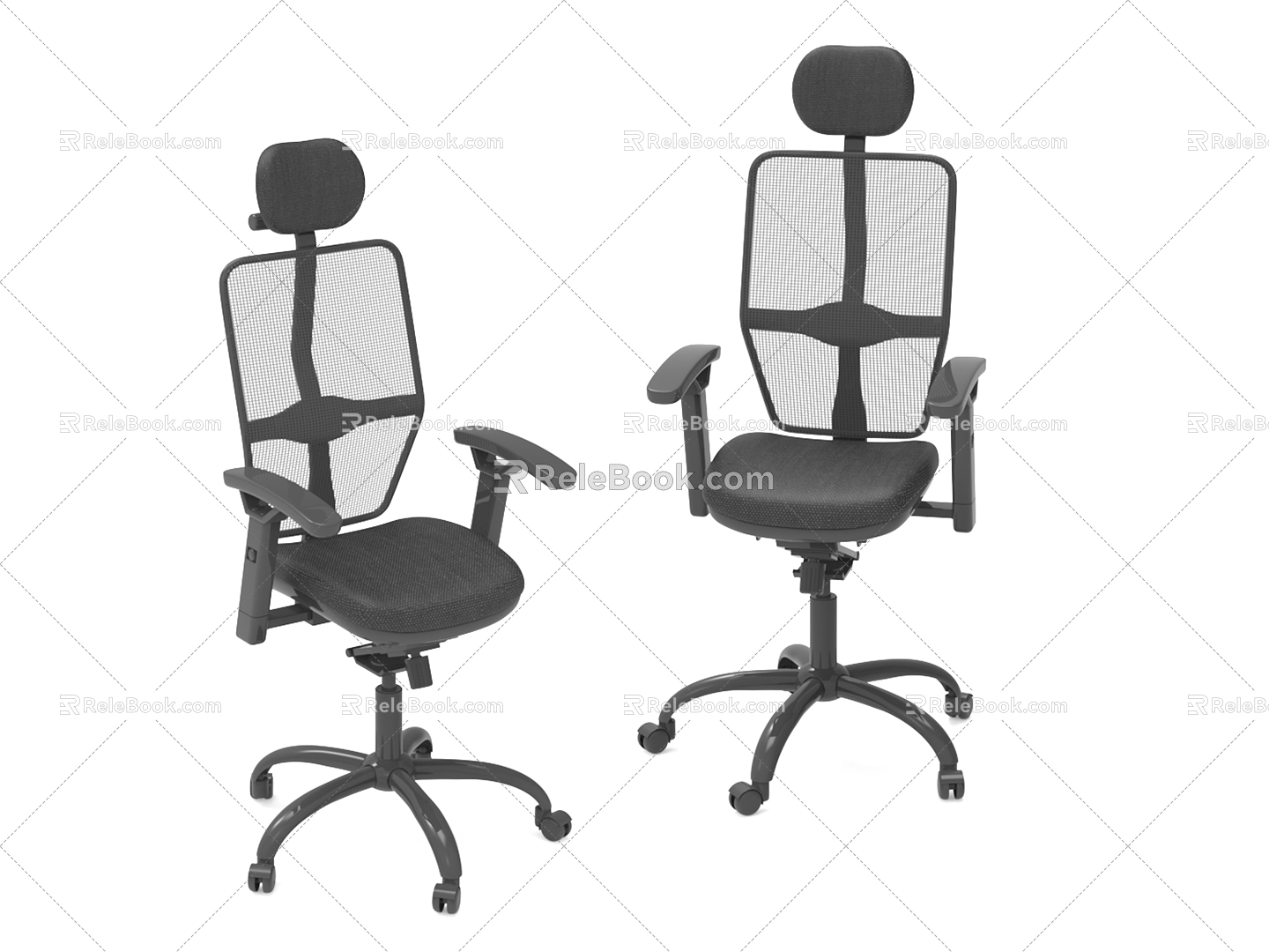 Furniture office chair 3d model