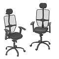 Furniture office chair 3d model