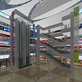 Atrium Location of Grand Mall 3d model