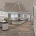 Luxurious Modern Jewelry Store Interior With Glass Display Cases Elegant Lighting And Marble Flooring