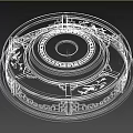 Chinese ceiling lamp 3d model
