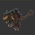 Monster Monster Monster Monster Monster Warrior Alien Monster Alien Monster 3d model