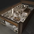 Elegant Lingerie Clothing Store Interior With Neatly Arranged Displays Shelves And Mannequins