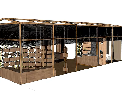 New Chinese Exhibition Hall 3d model