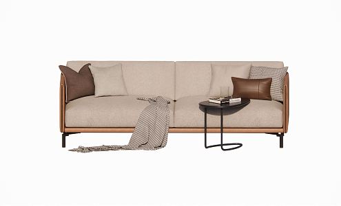 Modern double sofa 3d model