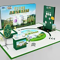 Junlebao Interactive Roadshow Lucky Draw to Drop Sandbags 3d model