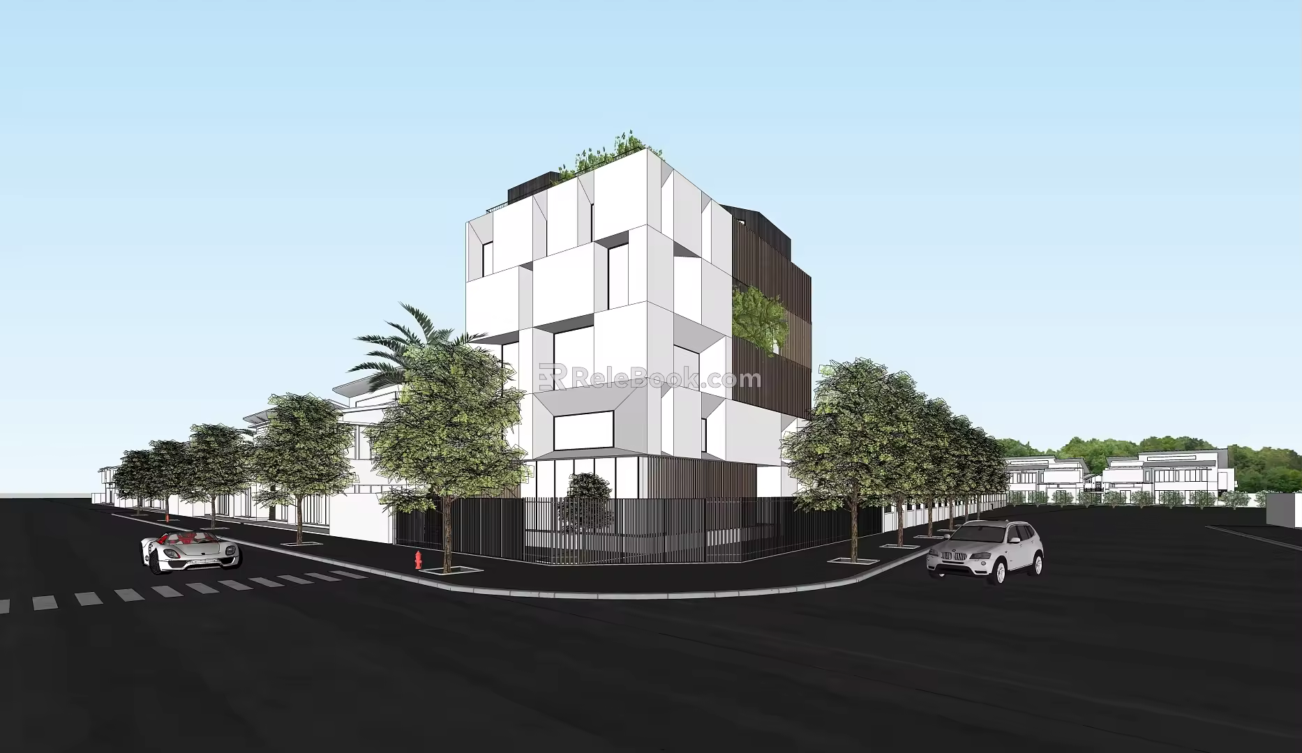 modern house 3d model
