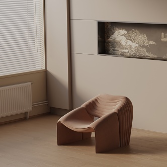 modern leisure chair 3d model