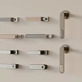 Lock door handle 3d model