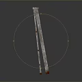 Diving Platform Diving Base Mobile Iron Frame Mobile Iron Ladder Movable Ladder Competition Watch Rack Outdoor Items 3d model