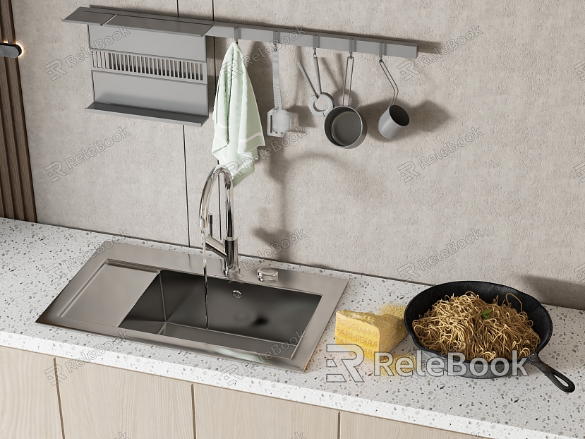 Modern dish washing basin kitchen sink model