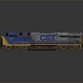 Industrial LOFT diesel locomotive locomotive 3d model