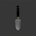 Modern spade shovel pointed spade 3d model