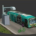 Modern Bus Protla Bus Bus School Bus Box Bus Bus 3d model