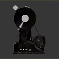 JINFENG Classic Sewing Machine With Black Metal Body And Reflective Platform