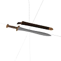 Old Dagger 3d model