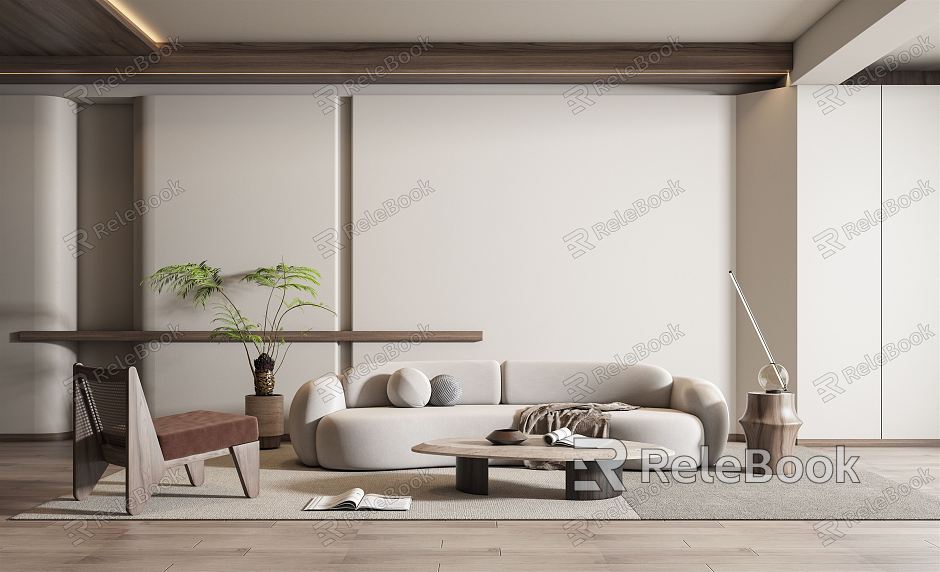 modern living room model