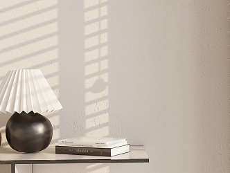 Modern table lamp ornaments combination 3d model