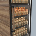 Starbucks Supermarket Refrigerator Coffee Refrigerator Supermarket Retail Refrigerator Large Medium Small Cold Drink Refrigerator 3d model