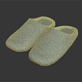 Light Blue Woven Texture Cozy Slippers for Comfortable Indoor Home Wear