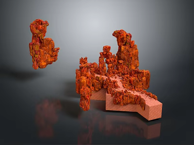 Geography, topography, mountain shape, ridge, ridge, valley, mountain range, canyon, geomorphology, mountain peak, mountain body 3d model