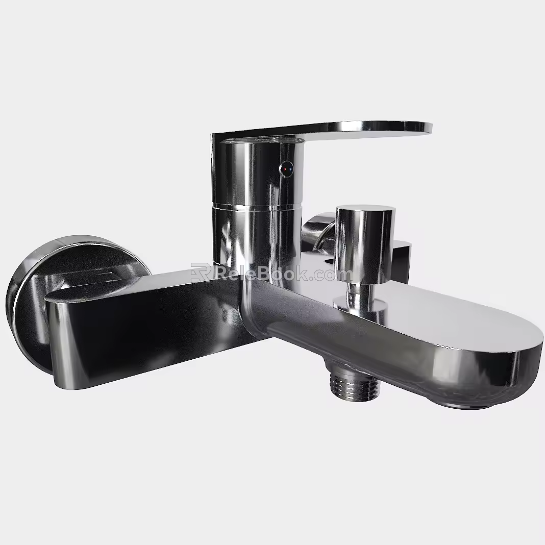 Pool Mop Pool Faucet 3d model